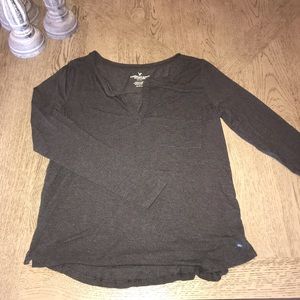 Long sleeve a&e grey shirt
